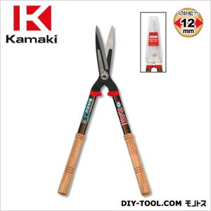 カマキ アルミハンドル木柄グリップ付刈込はさみ小刃長160mm 全長545mm #250W-30 1