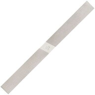 柄沢ヤスリ 誉プラスチックヤスリ P-1 荒目 全長230×幅21×厚さ3.5mm