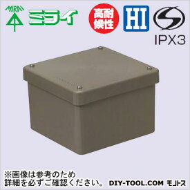未来工業 防水プールボックス （カブセ蓋） ライトブラウン （PVP-1507BLB）