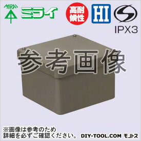 未来工業 防水プールボックス （カブセ蓋） ブラック （PVP-1515BK）