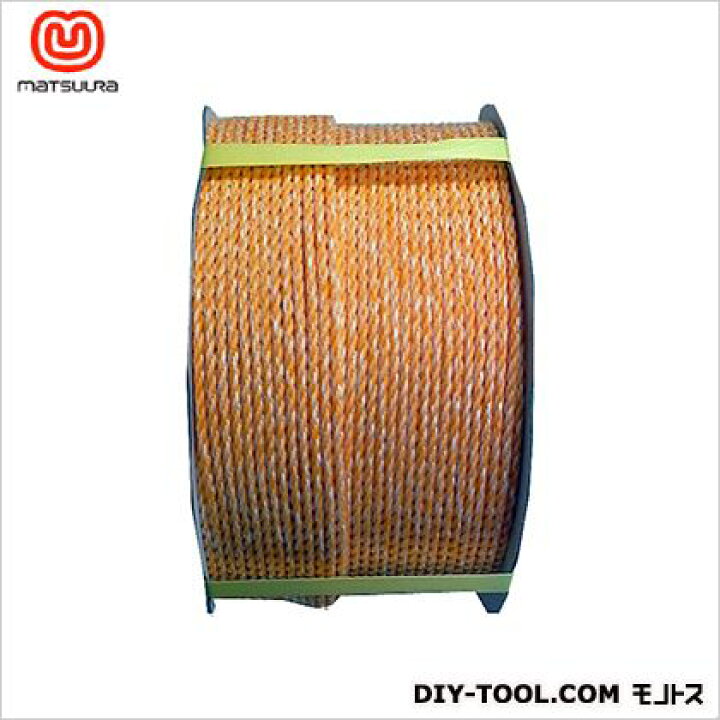 楽天市場】まつうら工業 クレポリロープ ドラム巻 : DIY FACTORY ONLINE SHOP