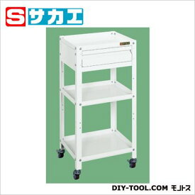 サカエ スペシャルワゴン引出し付(パールホワイト) パールホワイト SPE11W 1【2506DFD_5】