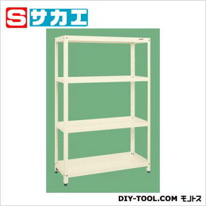サカエ スーパーラック(均等耐荷重80kg/段・4段タイプ) アイボリー SPR3114I【2506DFD_5】