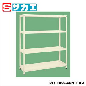 サカエ スーパーラック(均等耐荷重150kg/段・4段タイプ) アイボリー SPR3324MI【2506DFD_5】