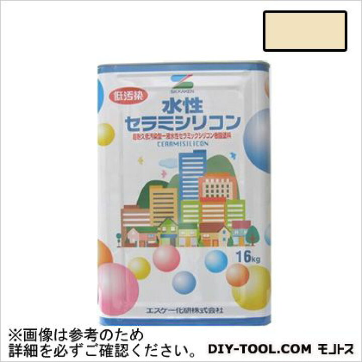 楽天市場】エスケー化研 水性セラミシリコン標準色(全艶有り) 16kg SR 