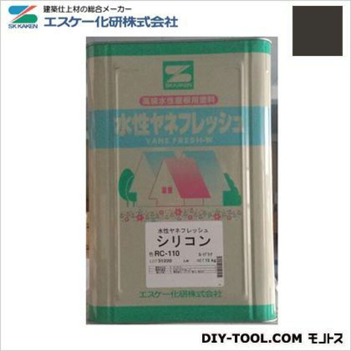 楽天市場】エスケー化研 水性ヤネフレッシュシリコン(艶有り)高耐久性 ヤネフレッシュSIナチュラルグレー