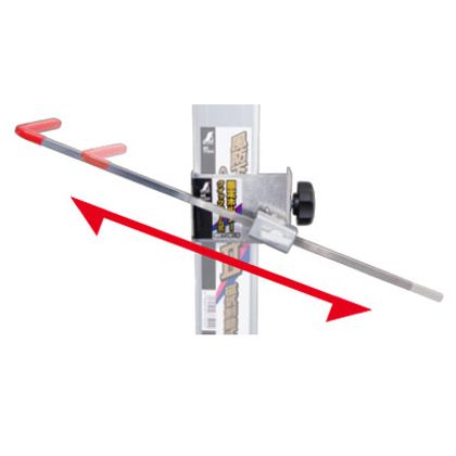 シンワ測定 固定ホルダー クイックアーム式 風防下げ振り用 シルバー 77599