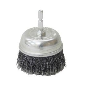 サンフレックス 六角軸カップワイヤーブラシφ75 鋼線 No.4112H2 1ヶ