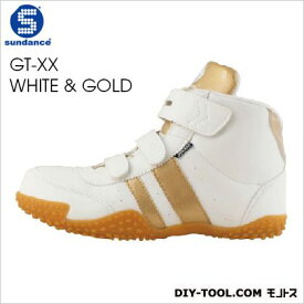 サンダンス セフティースニーカー 26.5cm ホワイト/ゴールド GT-XX 1点