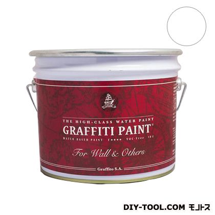 ビビットヴアン グラフィティーペイント ウォール&アザーズ Snow White 10L （GFW-26） VIVID VAN　塗料　水性塗料