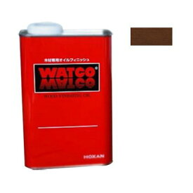 ワトコ ワトコオイル浸透性木材用塗料 3.6L エボニー W-10 1缶
