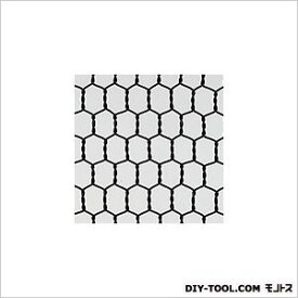 吉田隆 ビニール亀甲金網 巾×長さ:450mm×30m ブラック #20×10mm目 1