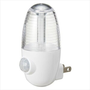 ���U�� LED�Z���T�[�i�C�g���C�g �z���C�g W45mm×H95mm×D70mm NASMN01WH
