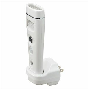 ���U�� �[�d��LED�l�����ÃZ���T�[�i�C�g���C�g ���C�g�{�̖�W50mm×H142mm×D21mm/�z���_�[�Z�b�g����W54mm×H152mm×D68mm �z���C�g NCHSMN03WH