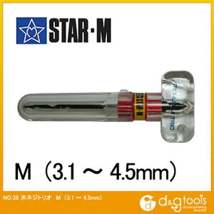 スターエム 木ネジトリオ M M(3.1〜4.5mm) 35-M 1点