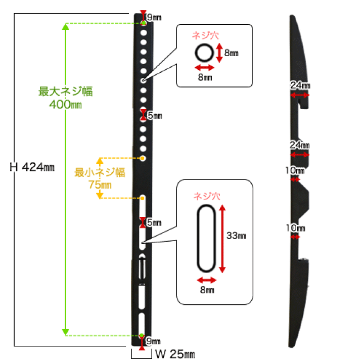 はいさーい金枠 Mサイズ 65×50cm 楽天市場】テレビ 壁掛け 金具 テレビ壁掛け金具 テレビ壁掛金具