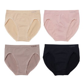 【正規品】 genie(ジニエ) ジニエショーツ 4枚セット S〜4L 【ジニエ ジニエブラ セット 下着 ショーツ 快適 シームレス 伸縮 サラサラ ハイカット ストレスフリー フィット レディース スタンダード 40 代】