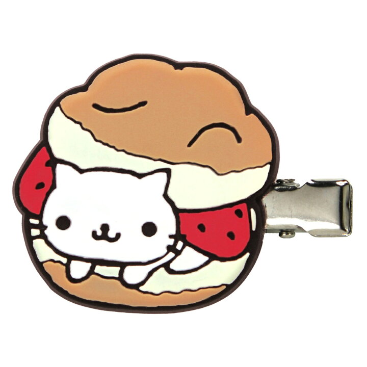 楽天市場】サンエックスラバー前髪クリップ にゃんにゃんにゃんこ : 誕 