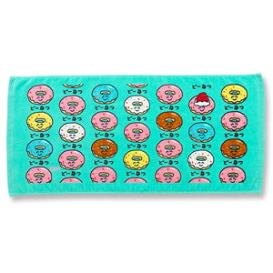 おえかきさんフェイスタオル/どーなつさん