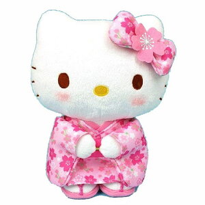 桜着物ぬいぐるみS ハローキティ