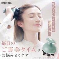 【SALE】リラックスパ MUSTEM マステム 中周波 低周波 EMS 頭皮はがし 頭皮 マッサージ 自宅で簡単 ヘッ…