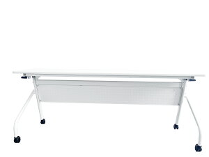 �X�^�b�N�e�[�u�� ���ˏグ����c�e�[�u�� ��1800×���s450×����700mm ���s�X�^�b�L���O�Ή� �܂肽���ݎ� �L���X�^�[�t��