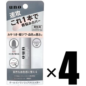 4個セット UNO ウーノ オールインワンリップクリエイター リップクリーム 2.2グラム