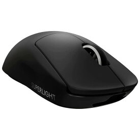Logitech ロジテック G PRO X SUPERLIGHT ブラック ワイヤレス ゲーミングマウス 軽量 63g未満 LIGHTSPEED HERO 25Kセンサー POWERPLAY 無線 充電 対応 ゲーミング マウス ブラック PC windows 並行輸入品