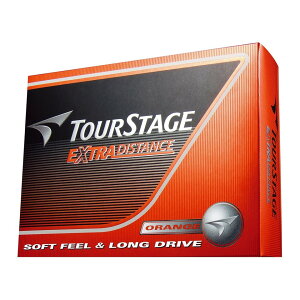 BRIDGESTONE ブリヂストン ゴルフボール TOURSTAGE エクストラディスタンス 1ダース 12個入り オレンジ TEOX