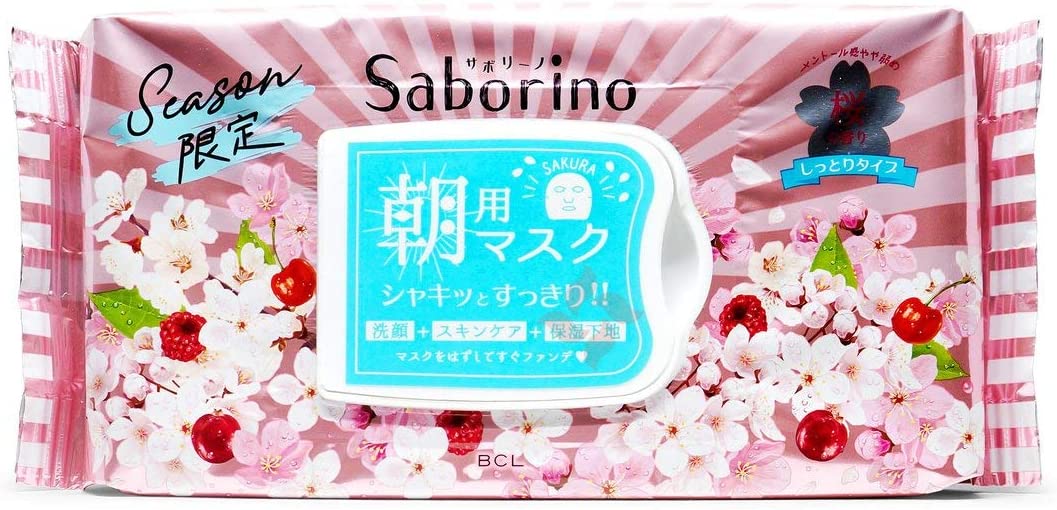 楽天市場】3個 Saborino サボリーノ 目ざまシート 朝用マスク 桜の香り