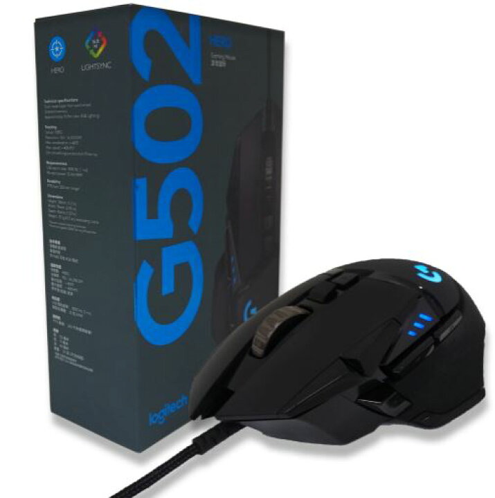 楽天市場】Logitech G502 HERO Performance Gaming Mouse ゲーミング マウス g502 並行輸入品 家電とコスメのみやび