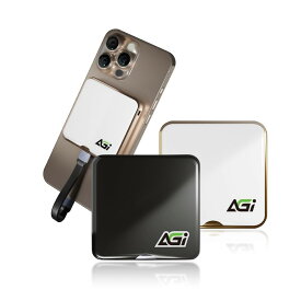 【ポイント10倍】磁力ステッカー付き★【保証3年】EDM38 外付けSSD 1TB/2TB 2色 USB Gens2×2 Type-Cケーブル MagSafe対応 20Gbps 高速データ転送大容量 持ち運び 軽量【AGI】【日本国内発送】【送料無料】