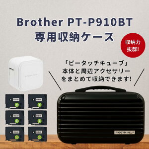 Brother PT-P910BT�Ή� ���x�����C�^�[��p���[�P�[�X �s�[�^�b�`�L���[�u �ی�n�[�h�P�[�X ���[�o�b�O ���������y�ܘ�䈈�z�y��p�����z�y���������z