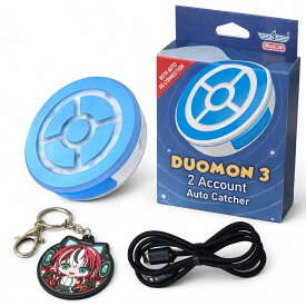 【1年保証・新品・1P/2P同時接続】Megacom Duomon3 2025ver. 対応ポケモンGO｜自動捕獲オートキャッチPokemon(赤玉)｜Bluetooth接続距離20m｜Type-C急速充電・ワイヤレス充電対応（※充電パッド別売）｜IPX7防水【送料無料・日本国内発送】