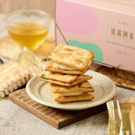 ☆5倍ポイント☆ランキング受賞 佳賓餅家 台湾 ヌガークラッカー ネギ / クランベリー / コーヒー / ピス…