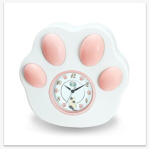 肉球 時計 卓上時計 置時計 置き時計 ミニ アナログ 猫 ねこ ネコ ディスプレイ オブジェ オーナメント 置物 かわいい おしゃれ インテリア【Cintas Watch】【台湾直送】【送料無料】
