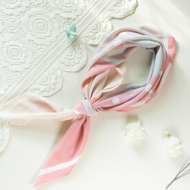 シフォン大判スカーフ 衆山 2色 正方形 87×87cm 100% コットン 手作り ショール ブランド マフラー 薄手 おしゃれ カラー 台湾製【FnP Design】【台湾直送】【送料無料】