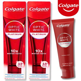 【888円割引商品】ランキング受賞 コルゲート Colgate オプティックホワイト リニューアル ハイインパクト ホワイト 歯磨き粉 116g 1本／2本／3本／4本 大容量 ステイン 正規品【USLifeStyle】【台湾直送】【送料無料】
