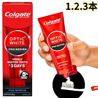 ランキング受賞 コルゲート Colgate オプティックホワイト プロシリーズ ステインプリベンション 歯磨き…