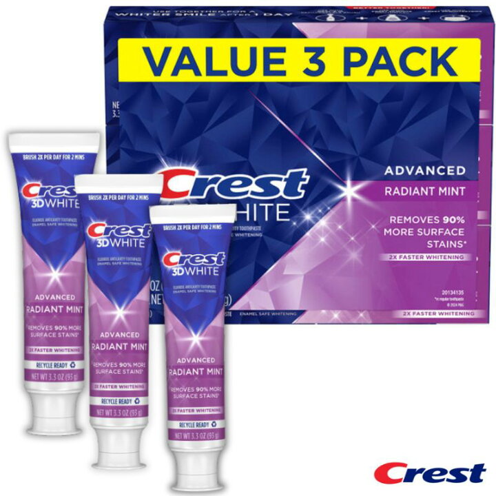 楽天市場】【888円割引商品】クレスト Crest 3D ホワイト ラディアント