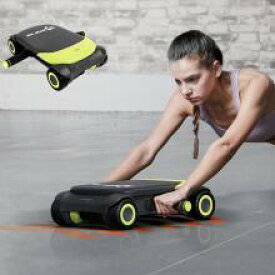 【20%OFF】ワンダーコア 4輪 腹筋ローラー アシスト機能 膝マット付き アブローラー 自動リバウンド プランクローラー 腹筋トレーニング エクササイズローラーホイール 【WONDER CORE】【台湾直送】【送料無料】