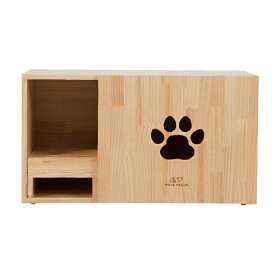 キャットトイレ 木製 猫 パイン材 クローゼット 肉球 カバー おしゃれ 隠す トイレカバー レストルーム 収納 家具 キャット 猫トイレ 猫用 トイレ収納 隠せる トレイスペース 猫砂 散らかりにくい 飛び散り防止 猫砂飛散防止 猫用 【握踏WOTA】【台湾直送】【送料無料】