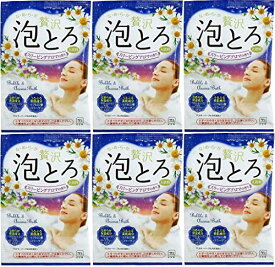 【6個】牛乳石鹸 カウブランド お湯物語 贅沢泡とろ 入浴料 スリーピングアロマの香り 30g