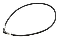 ファイテン RAKUWA〈ラクワ〉磁気チタンネックレス Vタイプ ブラック 50cm