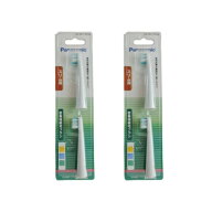 【2セット計4本】パナソニック Panasonic 電動歯ブラシ用替えブラシスリム用密集極細毛ブラシ 2本入 EW09…