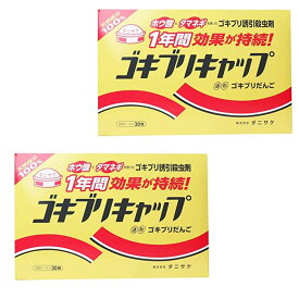 【2箱計60個】タニサケ ゴキブリキャップ 30個入 ホウ酸 殺虫剤 見ずに退治 愛されて約40年 知る人ぞ知る逸品