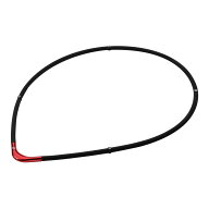 ファイテン ネックレス RAKUWA磁気チタンネックレスS-|| ブラック/レッド 45cm 肩こり・首こり・こり改善…