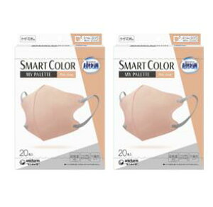 �y2���v40���z���j�E�`���[�� �����K �}�X�N �ӂ� �X�}�[�g�J���[ Pink×Gray �s���N&�O���[ 20���� �s���N �O���[