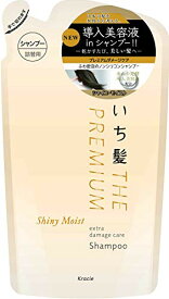 【2個】クラシエ いち髪 THE PREMIUM エクストラダメージケア シャンプー シャイニーモイスト 詰替用 340ml 和草のちから