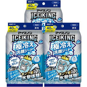 �y3��120���z���� �A�C�X�m�� ICE KING �ɗ₦���V�[�g ������ 40���� (20��×2��)